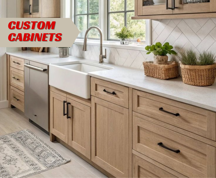 Custom kitchen cabinets boosting home value in Wichita.